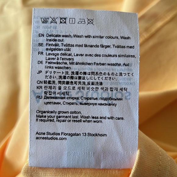 ACNE STUDIOS T-shirt too short-sleeve - Picture 6 of 9